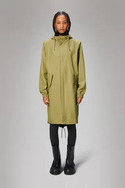 Rains Fishtail Parka In Green