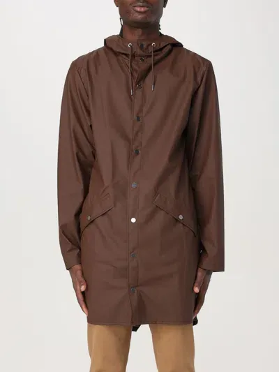 Rains Jacket  Men Color Brown In Chocolate/espresso