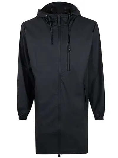 Rains Long Storm Breaker Jacket Clothing In Black