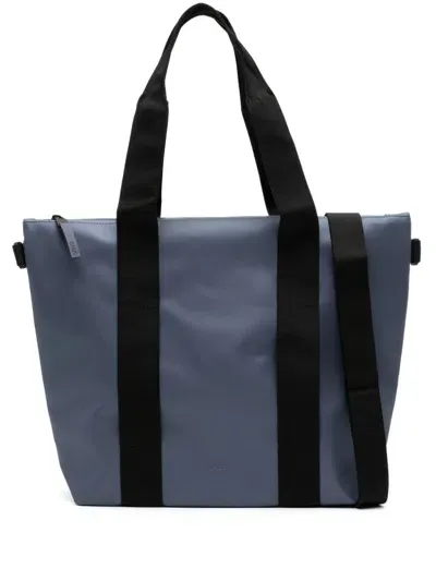 Rains Mini Waterproof Tote Bag In Blue