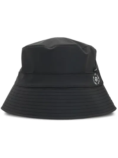 Rains Printed Coated Bucket Hat In Black