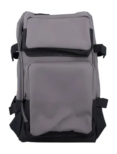 Rains Trail Cargo Backpack In Grey