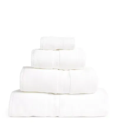 Ralph Lauren Avenue Bath Sheet 100cm X 183cm In White