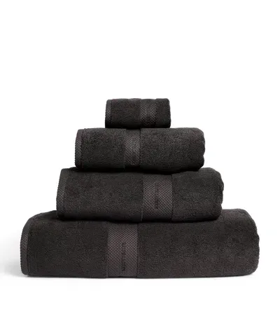 Ralph Lauren Avenue Bath Towel 75cm X 137cm In Black