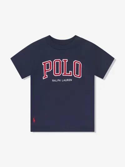 Ralph Lauren Baby Boys Polo T-shirt In Blue