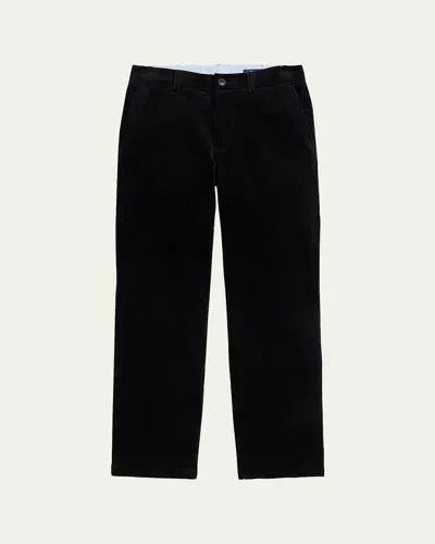 Ralph Lauren Kids' Boy's Corduroy Straight Leg Pants In Polo Black