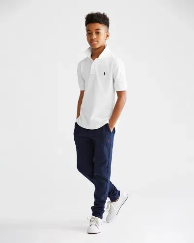 Ralph Lauren Kids' Boy's Fleece Jogger Pants In Refined Navy