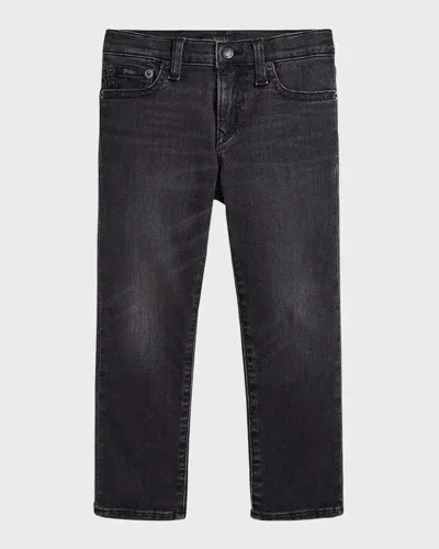 Ralph Lauren Kids' Boy's Sullivan Dark Wash Jeans In Williams