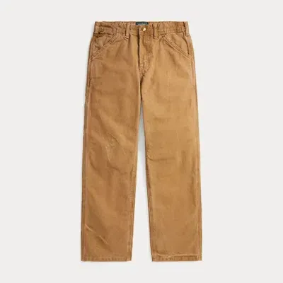 Ralph Lauren Kids' Canvas Carpenter Trouser In Cliffdrive