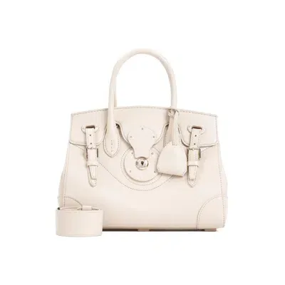 Ralph Lauren Collection Ricky Top Handle Bag In Beige