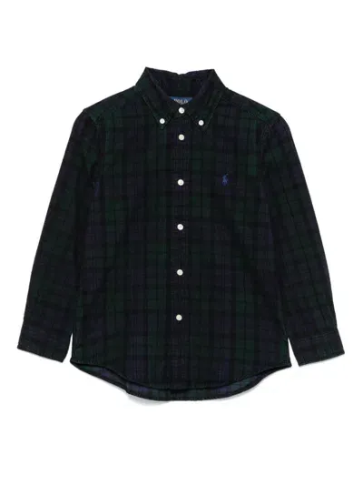 Ralph Lauren Corduroy Shirt In Blau