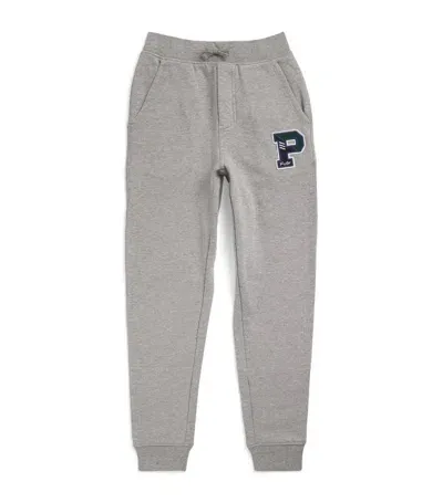 Ralph Lauren Kids' Cotton Logo-patch Sweatpants In Grey