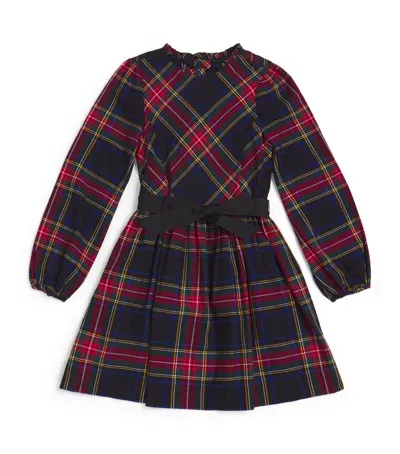 Ralph Lauren Kids' Cotton Plaid Dress In Multi