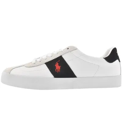 Ralph Lauren Court Vlc Trainers White