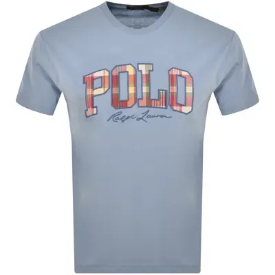 Ralph Lauren Crew Neck Classic Fit T Shirt Blue