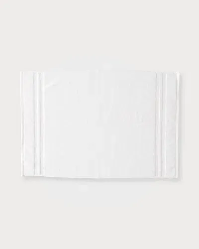 Ralph Lauren Dawson Organic Cotton Tub Mat, 25" X 38" In Oxford White