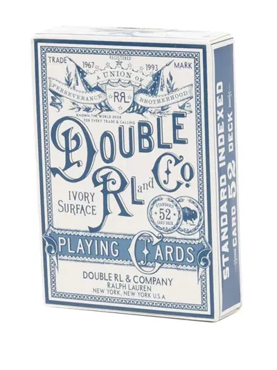 Ralph Lauren Double Card Deck (9cm X 6cm) In White