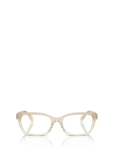 Ralph Lauren Eyeglasses In Transparent Light Brown