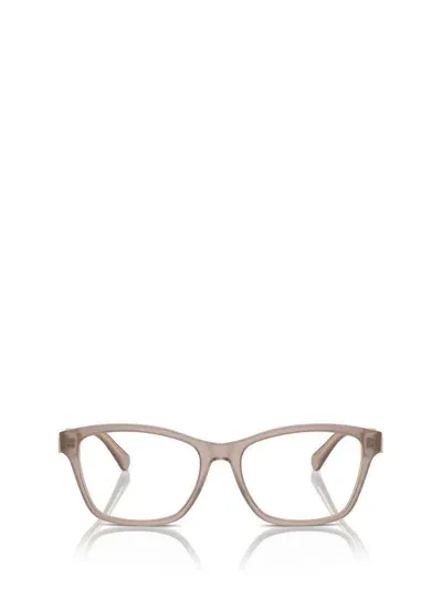 Ralph Lauren Eyeglasses In Transparent Taupe