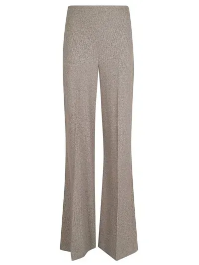 Ralph Lauren Isaiah Herringbone High-waist Trousers In Beige