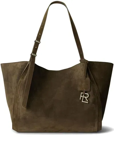 Ralph Lauren Large Rl 888 Tote Bag In Brown