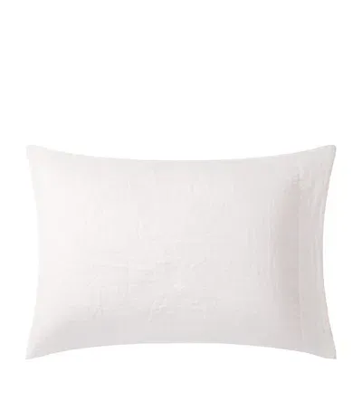 Ralph Lauren Linen Pillowcase In Ivory