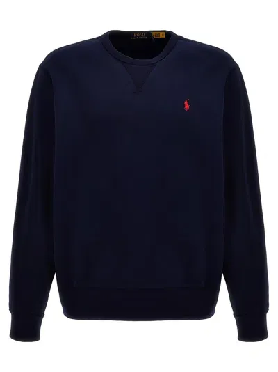 Ralph Lauren Logo Sweatshirt In Cruise Navy