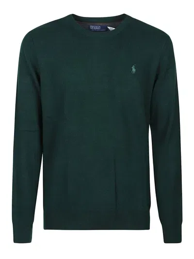 Ralph Lauren Long Sleeve Sweater In Green