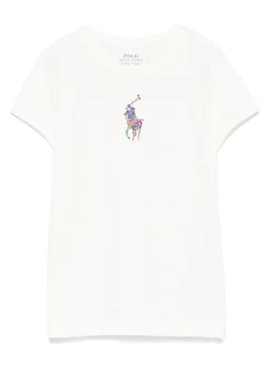 Ralph Lauren Polo Pony-motif T-shirt In 白色