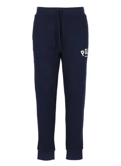 Ralph Lauren Pony Trousers In Blue