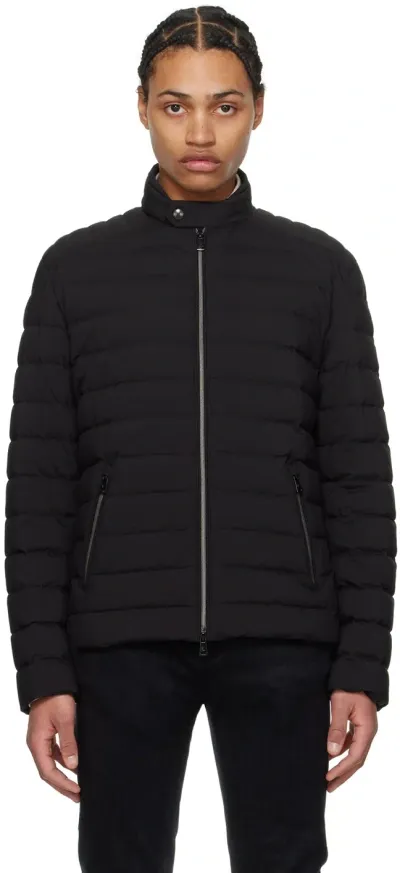 Ralph Lauren Purple Label Black Varens Down Jacket In Polo Black