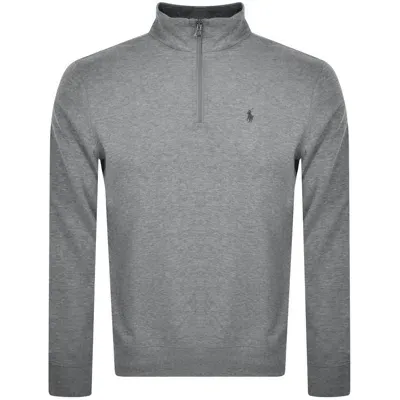 Ralph Lauren Quarter Zip Sweatshirt Grey