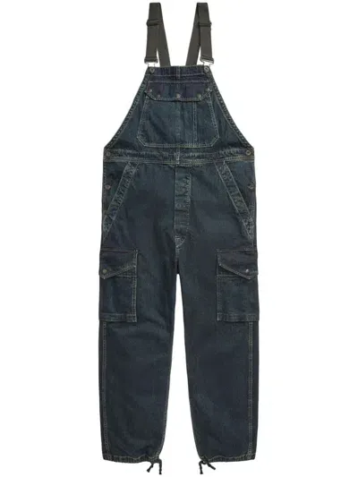 Ralph Lauren Rrl Dawson Denim Overalls In Blue