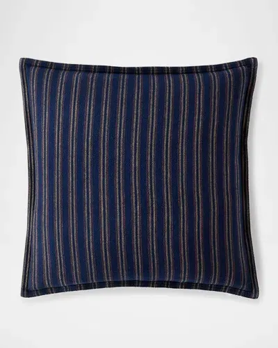 Ralph Lauren Suiter Decorative Pillow, 20" Square In Indigo Blu