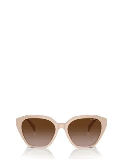 Ralph Lauren Sunglasses In Shiny Beige On Milky Beige