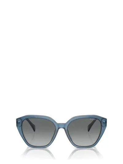 Ralph Lauren Sunglasses In Shiny Blue On Milky Grey