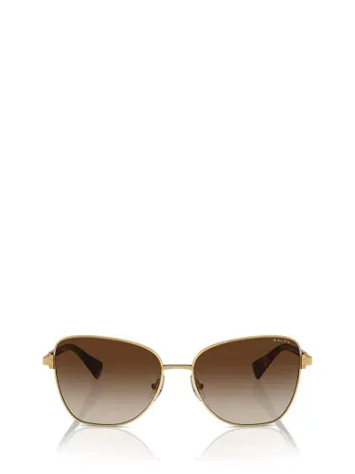 Ralph Lauren Sunglasses In Shiny Gold