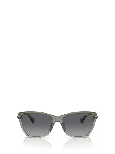 Ralph Lauren Sunglasses In Shiny Transparent Grey