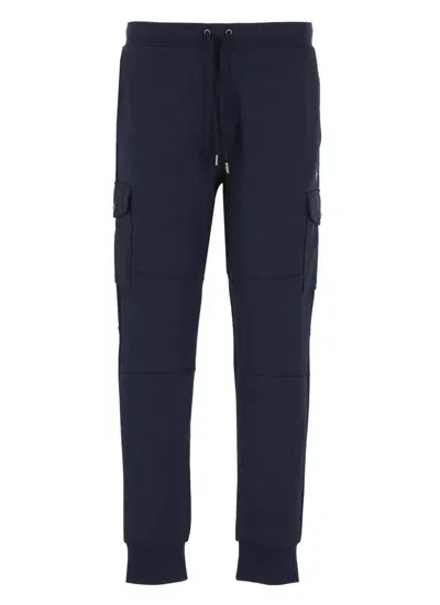 Ralph Lauren Drawstring Waist Track Pants In Blue