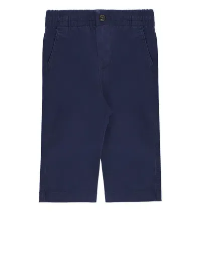 Ralph Lauren Babies' Stretch Cotton Twill Pants In Blue