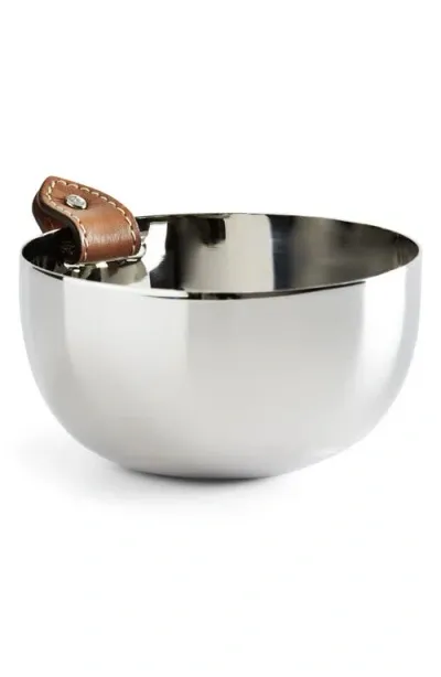 Ralph Lauren Wyatt Nut Bowl In Saddle/silver