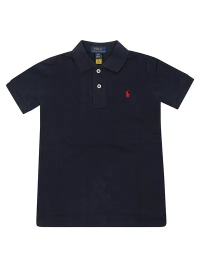 Ralph Laurent Girl Polo Mm Base In Blue