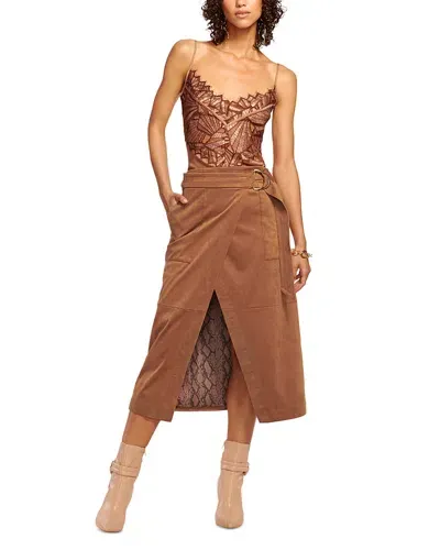 Ramy Brook Delphia Skirt In Saddle