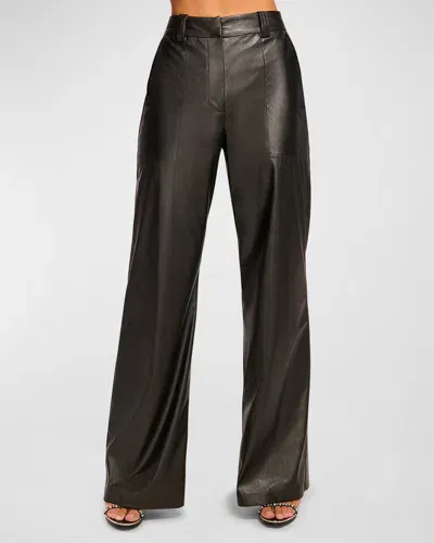 Ramy Brook Jace Faux Leather Pants In Black