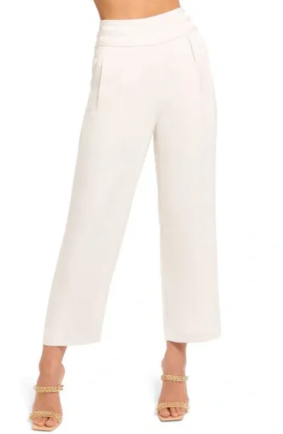 Ramy Brook Joss Cropped Wide Leg Pant In Ivory