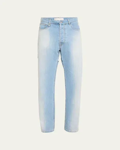 Random Identities Blue Cutout Jeans In 13240-  Sunfade