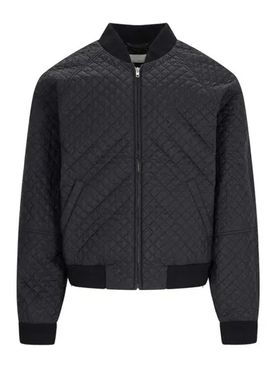 Random Identities Quilted Jacket In Black