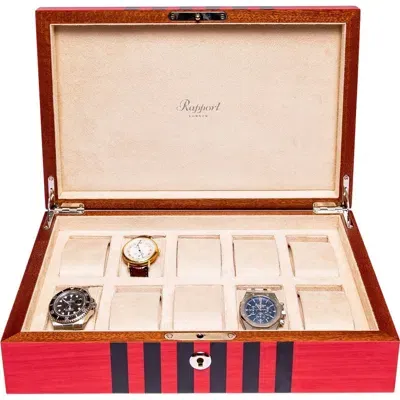 Rapport London Labyrinth Ten Watch Box In White