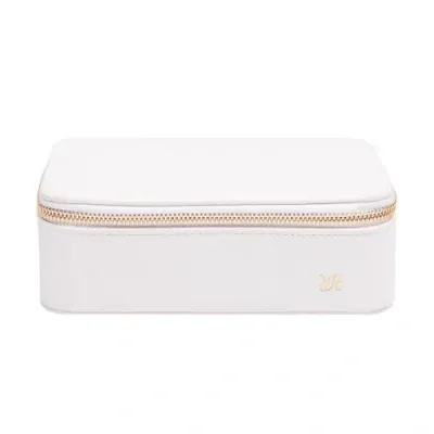 Rapport London Tuxedo Watch Zip Case In White