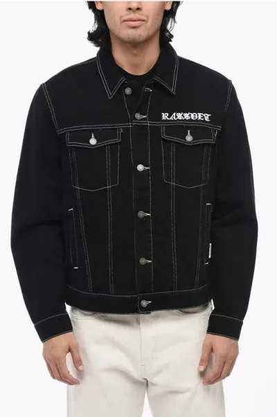 Rassvet Denim Jacket With Leather Patch